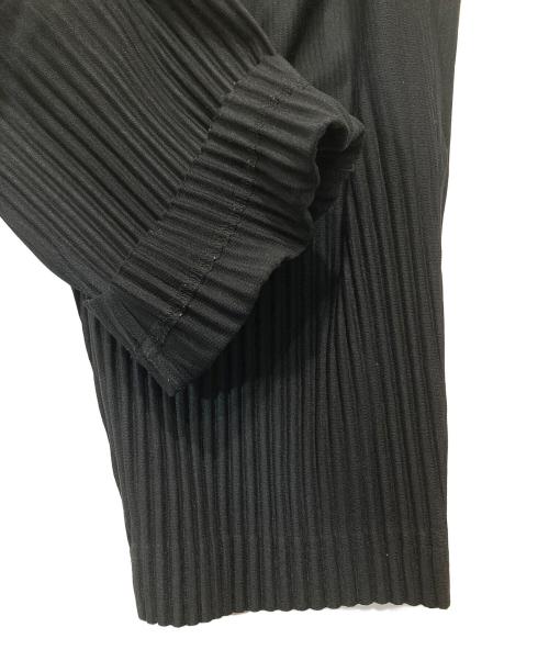 HOMME PLISSE ISSEY MIYAKE（オム プリッセ イッセイ ミヤケ）HOMME PLISSE ISSEY MIYAKE (オム プリッセ イッセイ ミヤケ) BASICS プリーツパンツ HP55JF453 ブラック サイズ:3の古着・服飾アイテム