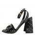 LOUIS VUITTON (ルイ ヴィトン) パテント LVロゴ モノグラム サンダル M13173 ブラック サイズ:３７：35000円