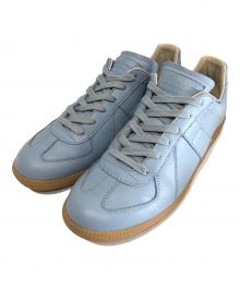 Maison Margiela（メゾンマルジェラ）の古着「RECICLA ジャーマントレーナー S57WS0469」｜スカイブルー