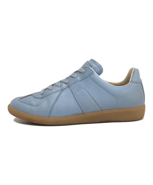 Maison Margiela（メゾンマルジェラ）Maison Margiela (メゾンマルジェラ) RECICLA ジャーマントレーナー S57WS0469 スカイブルー サイズ:42の古着・服飾アイテム