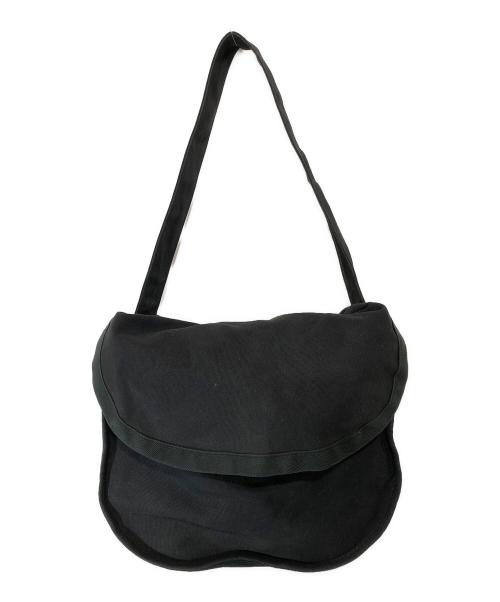 COMME des GARCONS HOMME PLUS（コムデギャルソンオムプリュス）COMME des GARCONS HOMME PLUS (コムデギャルソンオムプリュス) コットンツイルロゴニュースペーパーバッグ PS-K202 ブラックの古着・服飾アイテム