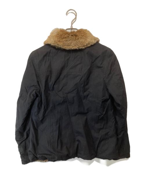 BURBERRY LONDON（バーバリーロンドン）BURBERRY LONDON (バーバリーロンドン) リバーシブルファージャケット ブラック サイズ:38の古着・服飾アイテム