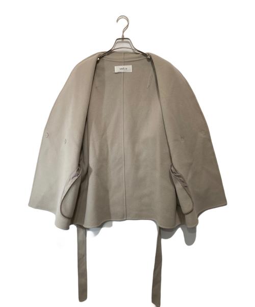 SOEJU（ソージュ）SOEJU (ソージュ) ウールリバーミディコート S-02-CT-023 アイボリー サイズ:FREEの古着・服飾アイテム