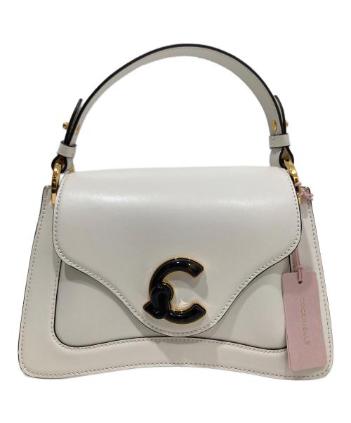 COCCINELLE（コチネレ）COCCINELLE (コチネレ) C-Me スモールバッグ ホワイトの古着・服飾アイテム