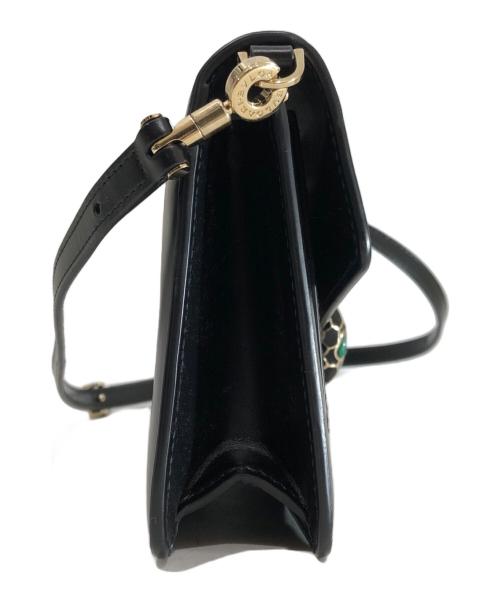BVLGARI（ブルガリ）BVLGARI (ブルガリ) ショルダーバッグ 292105 ブラックの古着・服飾アイテム