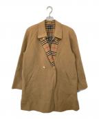 Burberry'sバーバリーズ）の古着「裏ノバチェックカシミヤブレンド金釦ウールコート」｜ブラウン