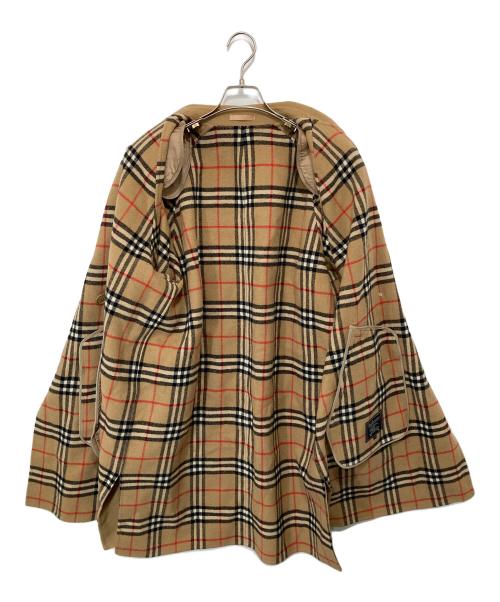 Burberry's（バーバリーズ）Burberry's (バーバリーズ) 裏ノバチェックカシミヤブレンド金釦ウールコート ブラウン サイズ:9ARの古着・服飾アイテム