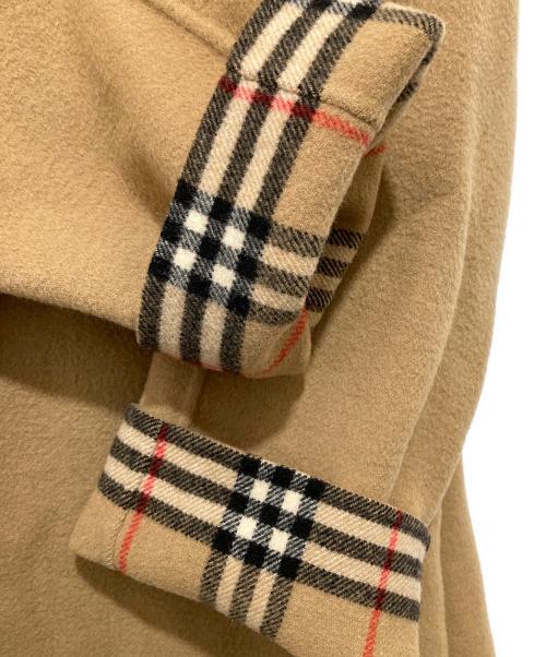 Burberry's（バーバリーズ）Burberry's (バーバリーズ) 裏ノバチェックカシミヤブレンド金釦ウールコート ブラウン サイズ:9ARの古着・服飾アイテム