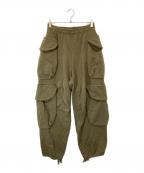 entire studiosエンタイアスタジオ）の古着「HEAVY GOCAR SWEAT PANTS」｜グリーン