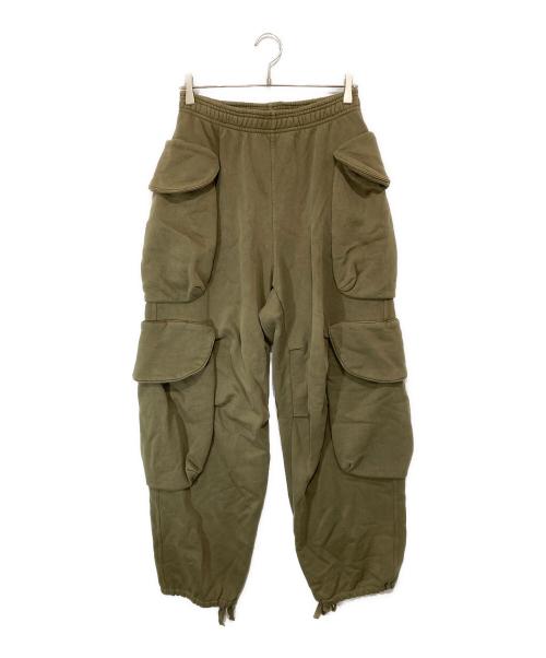 entire studios（エンタイアスタジオ）entire studios (エンタイアスタジオ) HEAVY GOCAR SWEAT PANTS グリーン サイズ:Sの古着・服飾アイテム