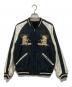GDC（ジーディーシー）の古着「GDC Velveteen Acetate Souvenir Jacket　ジーディーシー ベルベッティーン アセテート スーベニアジャケット」｜ブラック
