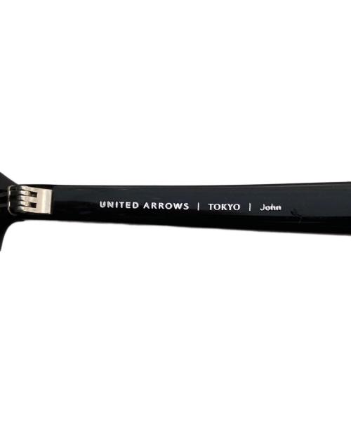 UNITED ARROWS（ユナイテッドアローズ）UNITED ARROWS (ユナイテッドアローズ) 金子眼鏡 (カネコガンキョウ) 【別注】John ジョン サングラス　1444-6-991836-0900 ブラックの古着・服飾アイテム