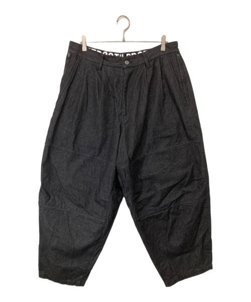 TIGHTBOOTH PRODUCTION（タイトブースプロダクション）TIGHTBOOTH PRODUCTION (タイトブースプロダクション) 24AW 2タック ワイド バルーン デニムパンツ(DENIM BALLOON PANTS) ブラック サイズ:XLの古着・服飾アイテム