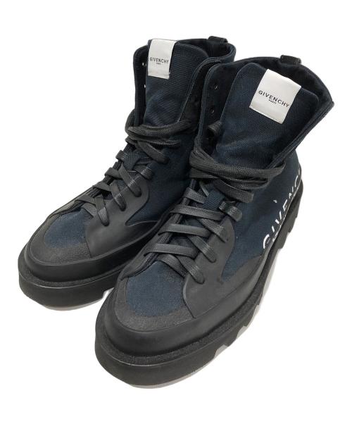 GIVENCHY（ジバンシィ）GIVENCHY (ジバンシィ) Clapham High-Top Sneakers クラパム ハイ トップ スニーカーズ ブラック サイズ:42の古着・服飾アイテム