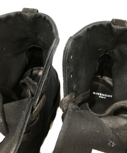 GIVENCHY（ジバンシィ）GIVENCHY (ジバンシィ) Clapham High-Top Sneakers クラパム ハイ トップ スニーカーズ ブラック サイズ:42の古着・服飾アイテム