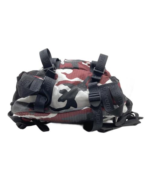 SUPREME（シュプリーム）SUPREME (シュプリーム) Logo Backpack (Red Camo)　ロゴバックパック（レッドカモ）26SS レッド×ブラックの古着・服飾アイテム