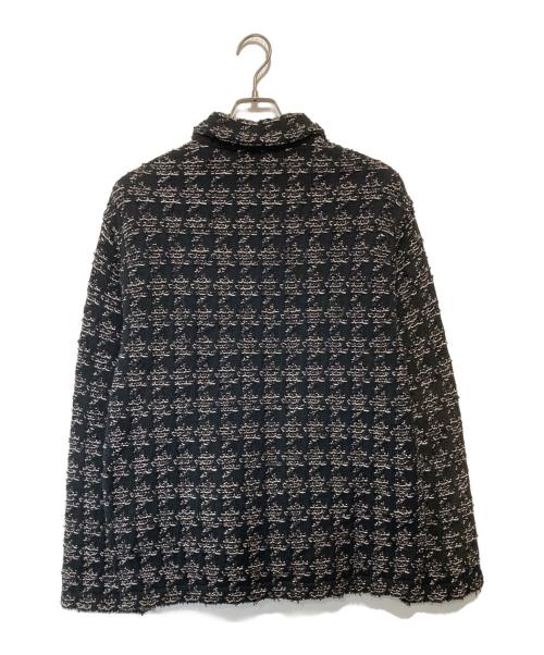 Coohem（コーヘン）Coohem (コーヘン) チェックツイードブルゾン 13-234-018 ブラック サイズ:Lの古着・服飾アイテム