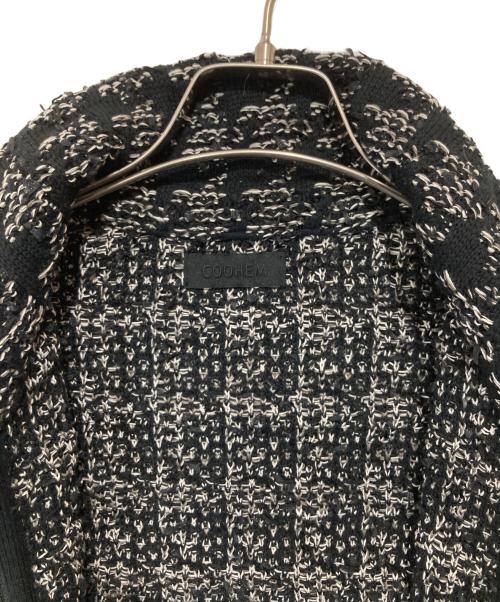 Coohem（コーヘン）Coohem (コーヘン) チェックツイードブルゾン 13-234-018 ブラック サイズ:Lの古着・服飾アイテム