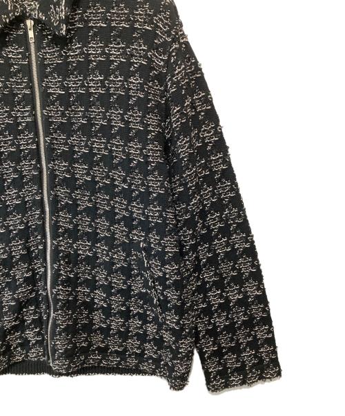 Coohem（コーヘン）Coohem (コーヘン) チェックツイードブルゾン 13-234-018 ブラック サイズ:Lの古着・服飾アイテム