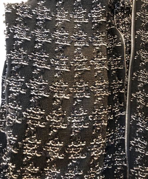 Coohem（コーヘン）Coohem (コーヘン) チェックツイードブルゾン 13-234-018 ブラック サイズ:Lの古着・服飾アイテム