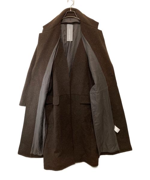 MIOSMOKEY（ミオズモーキー）MIOSMOKEY (ミオズモーキー) KIMONO SLV CT キモノスリーブコート 212CT001-B ブラウン サイズ:46の古着・服飾アイテム