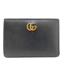 GUCCI（グッチ）の古着「コンパクトウォレット　772738」｜ブラック