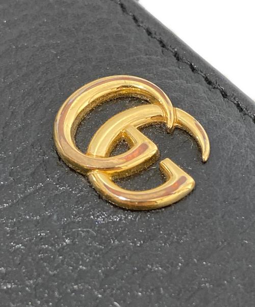 GUCCI（グッチ）GUCCI (グッチ) コンパクトウォレット　772738 ブラックの古着・服飾アイテム