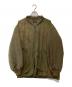 Needles（ニードルズ）の古着「Stand Collar Down Sur Coat　スタンドカラーダウンサーコート　FK083」｜カーキ
