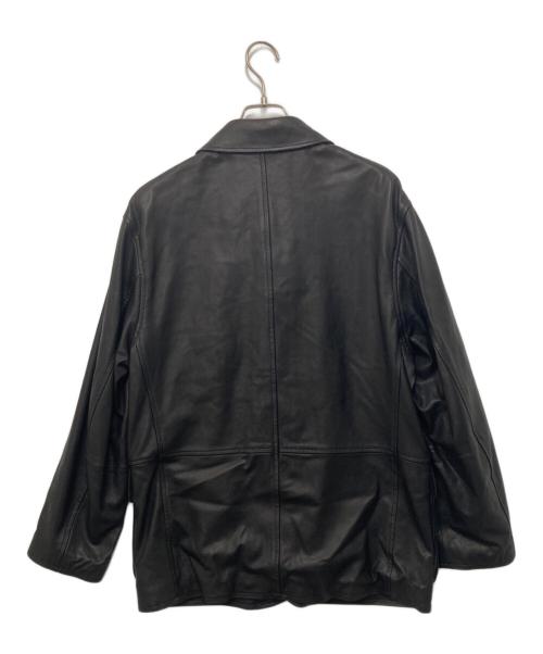 AURALEE（オーラリー）AURALEE (オーラリー) TEXTURED LAMB LEATHER BLOUSON テクスチャードラムレザーブルゾン ブラック サイズ:3の古着・服飾アイテム
