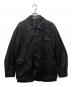 AURALEE（オーラリー）の古着「TEXTURED LAMB LEATHER BLOUSON テクスチャードラムレザーブルゾン」｜ブラック