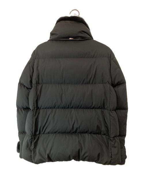 HERNO（ヘルノ）HERNO (ヘルノ) POLAR-TECH エコファーダウンショートコート　PI001949D ブラック サイズ:40の古着・服飾アイテム
