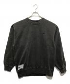 DESCENDANTディセンダント）の古着「PE CREW NECK PIGMENT DYE ピー クルー ネック ピグメント ダイ 261ATDS-CSM03」｜ブラック