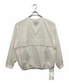 WTAPSダブルタップス）の古着「BLOW / LS / POLY. WEATHER ブロー / LS / ポリー ウェザー 262CWDT-SHM03」｜ホワイト