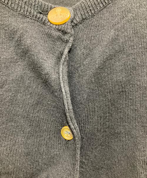 Vivienne Westwood（ヴィヴィアンウエストウッド）Vivienne Westwood (ヴィヴィアンウエストウッド) オーブ刺繍カーディガン ブラック サイズ:Ｍの古着・服飾アイテム