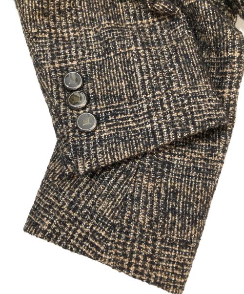 CELINE（セリーヌ）CELINE (セリーヌ) ツイードセットアップ ブラウン サイズ:38の古着・服飾アイテム