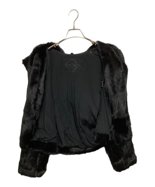 LOEWE（ロエベ）LOEWE (ロエベ) キッドラム ファー ショートジャケット 28063861 ブラック サイズ:38の古着・服飾アイテム