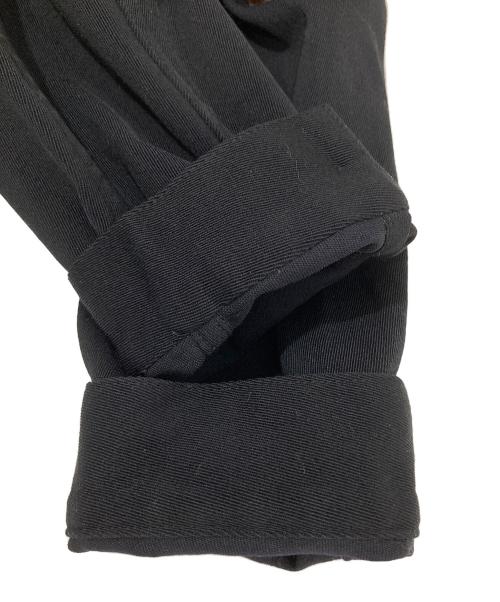 Yohji Yamamoto pour homme（ヨウジヤマモト プールオム）Yohji Yamamoto pour homme (ヨウジヤマモト プールオム) レオパード柄襟デニムジャケット　02AW ブラック サイズ:3の古着・服飾アイテム
