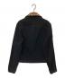 Yohji Yamamoto pour homme (ヨウジヤマモト プールオム) レオパード柄襟デニムジャケット　02AW ブラック サイズ:3：60000円