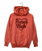 HUMAN MADEヒューマンメイド）の古着「HEART TSURIAMI HOODIE ハート ツリアミ フーディー HM26CS016」｜ピンク
