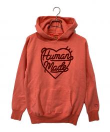 HUMAN MADE（ヒューマンメイド）の古着「HEART TSURIAMI HOODIE ハート ツリアミ フーディー HM26CS016」｜ピンク