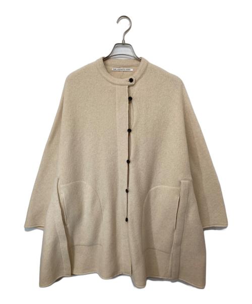 TENNE HANDCRAFTED MODERN（テン ハンドクラフテッド モダン）TENNE HANDCRAFTED MODERN (テン ハンドクラフテッド モダン) ノーカラーニットコート アイボリー サイズ:FREEの古着・服飾アイテム