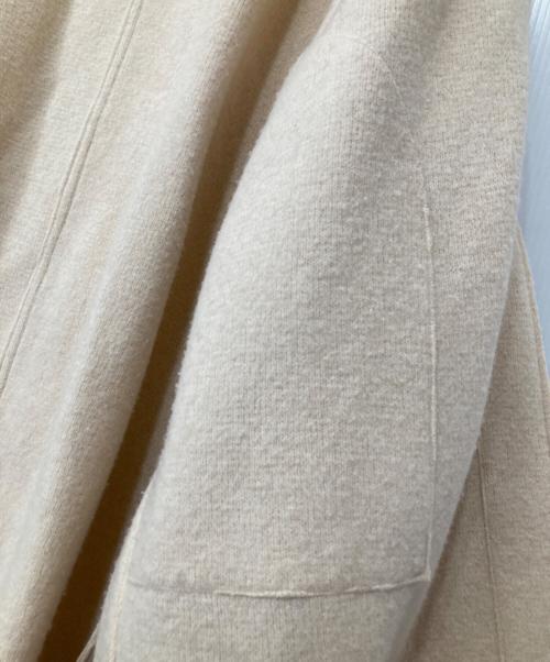 TENNE HANDCRAFTED MODERN（テン ハンドクラフテッド モダン）TENNE HANDCRAFTED MODERN (テン ハンドクラフテッド モダン) ノーカラーニットコート アイボリー サイズ:FREEの古着・服飾アイテム