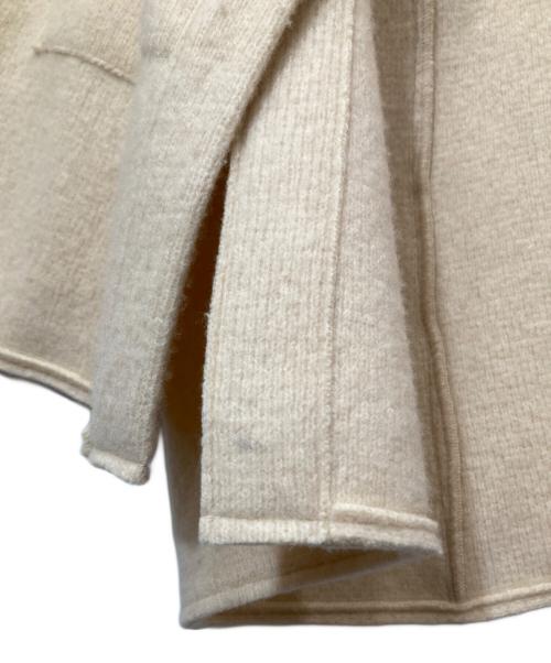 TENNE HANDCRAFTED MODERN（テン ハンドクラフテッド モダン）TENNE HANDCRAFTED MODERN (テン ハンドクラフテッド モダン) ノーカラーニットコート アイボリー サイズ:FREEの古着・服飾アイテム