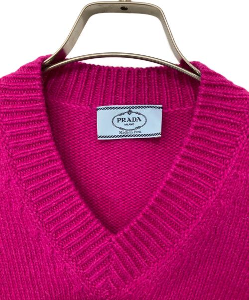 PRADA（プラダ）PRADA (プラダ) アルパカニット ピンク サイズ:44の古着・服飾アイテム