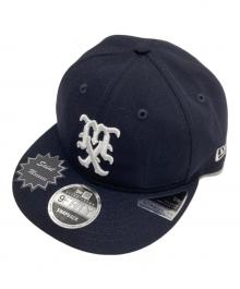 New Era×SAINT MICHAEL（ニューエラ×セントマイケル）の古着「Retro Crown 9FIFTY キャップ」｜ネイビー