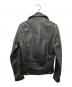 Lewis Leathers (ルイスレザース) 441T CYCLON TIGHT FIT ダブル ライダース レザー ジャケット ブラック サイズ:32：100000円