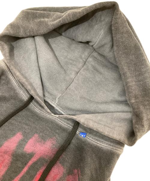 OFFWHITE（オフホワイト）OFFWHITE (オフホワイト) DIAG VINTAGE OVER HOODIE　ダイアグヴィンテージオーバーフーディ　19SS ブラック サイズ:Sの古着・服飾アイテム
