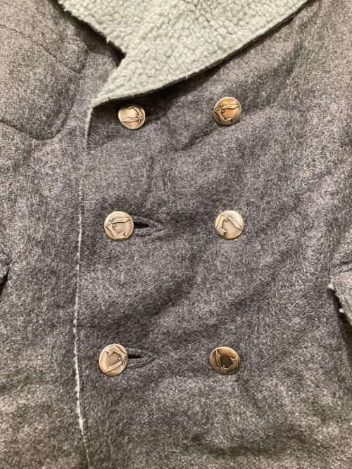 Vivienne Westwood ANGLOMANIA（ヴィヴィアンウエストウッドアングロマニア）VIVIENNE WESTWOOD ANGLOMANIA Wool Boa Chino Short Coat  ウールボアチノショートコート ダブルジャケット イタリア製 90's グレー サイズ:48の古着・服飾アイテム