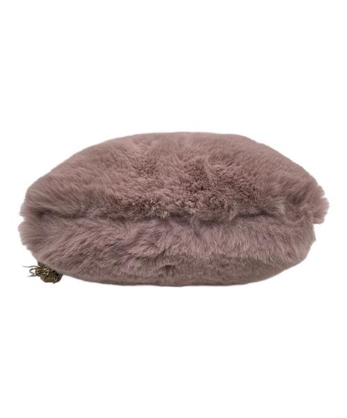 JIMMY CHOO（ジミーチュウ）JIMMY CHOO (ジミーチュウ) ファーショルダーバッグ パープルの古着・服飾アイテム