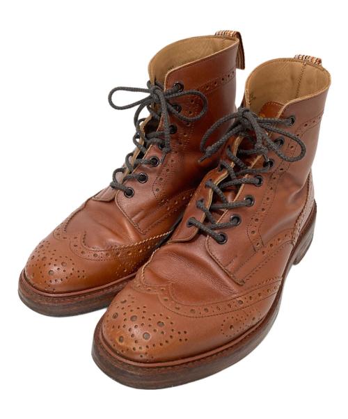Tricker's（トリッカーズ）Tricker's (トリッカーズ) PAUL SMITH (ポールスミス) 別注 カントリーブーツ　M6178 ブラウン サイズ:8の古着・服飾アイテム